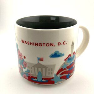 Starbucks Washington, D.C. "You Are Here"Ceramic‎ Coffee Mug 414ml NEW No Box